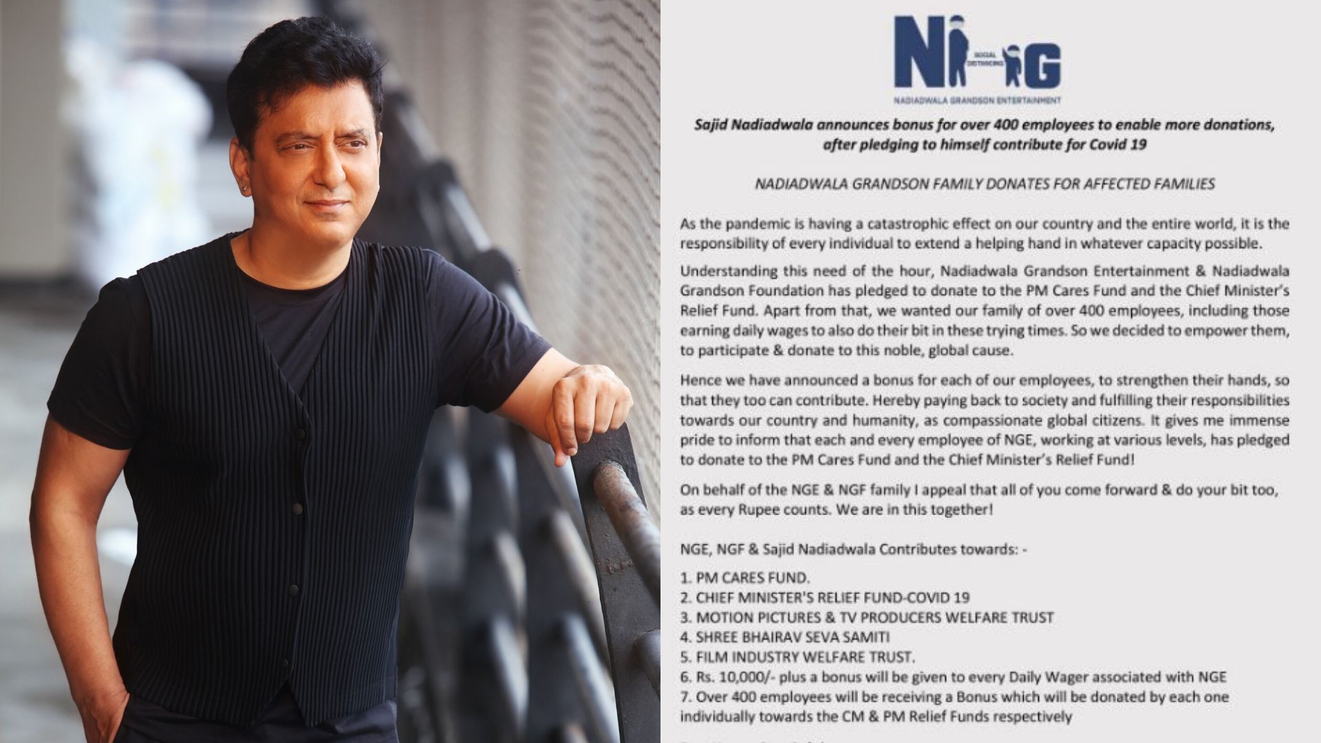 Саджид надиадвала. Sajid Nadiadwala Magazine.