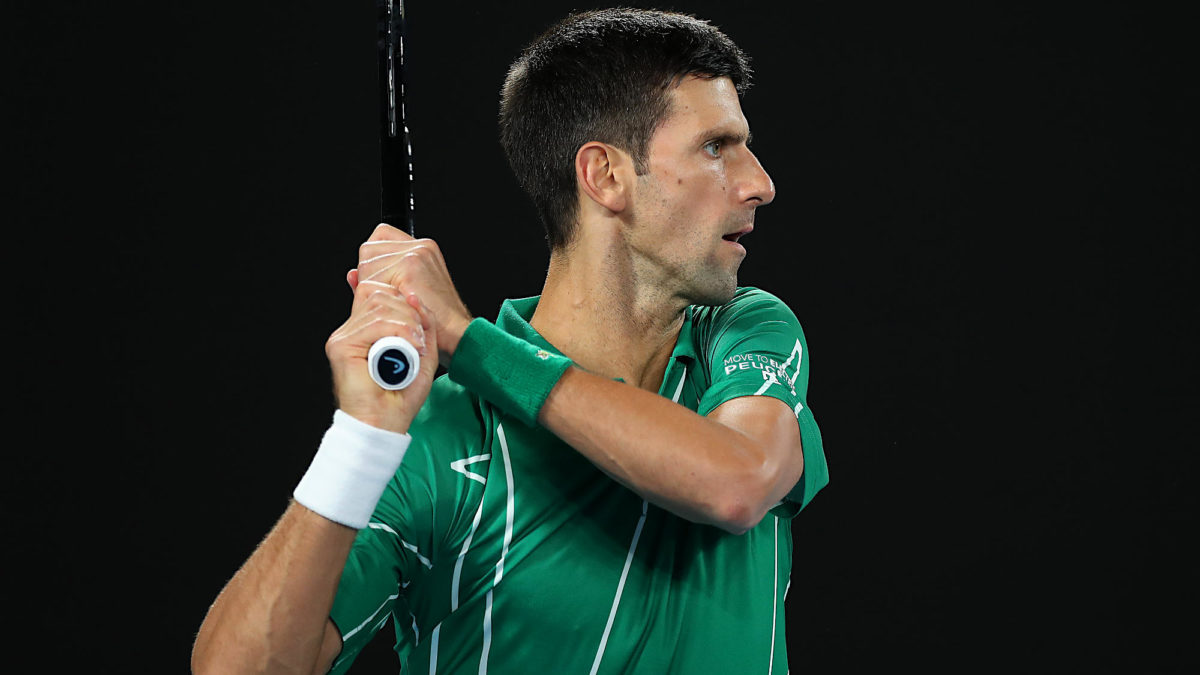 Djokovic backhand grip