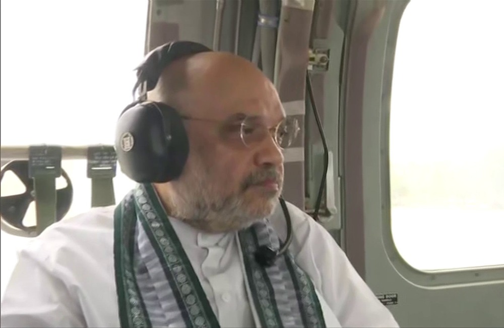 Amit Shah undertakes aerial survey in Gujarat’s cyclone hit areas