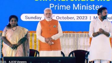 PM Modi Inaugurates Projects Worth Rs 13,500 Crore in Telangana