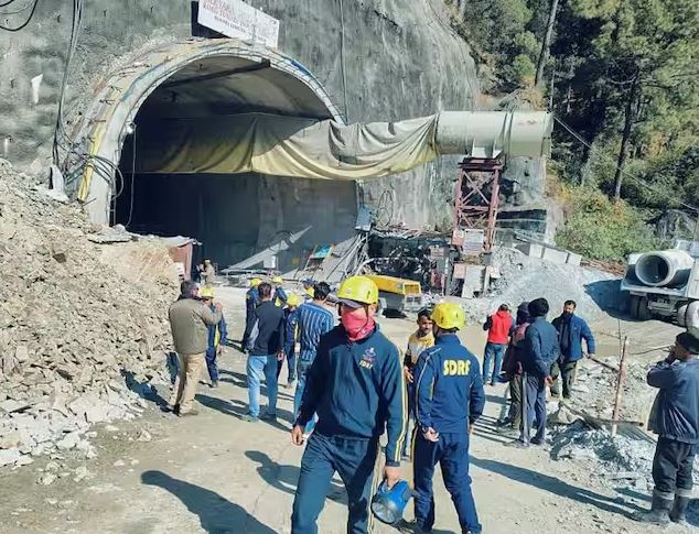 CM Dhami assesses Uttarkashi tunnel collapse as PM ensures comprehensive support