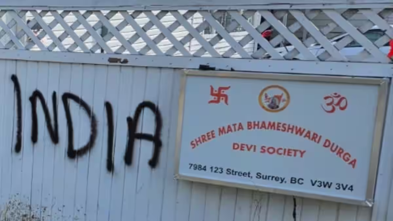 Hindu Temple in California Defaced with Pro-Khalistani Graffiti, Hindu American Foundation Calls for Investigation