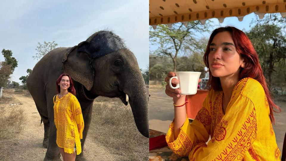 “Feel so beyond lucky to end my year here in India,” says Dua Lipa as she wraps up her vacation!