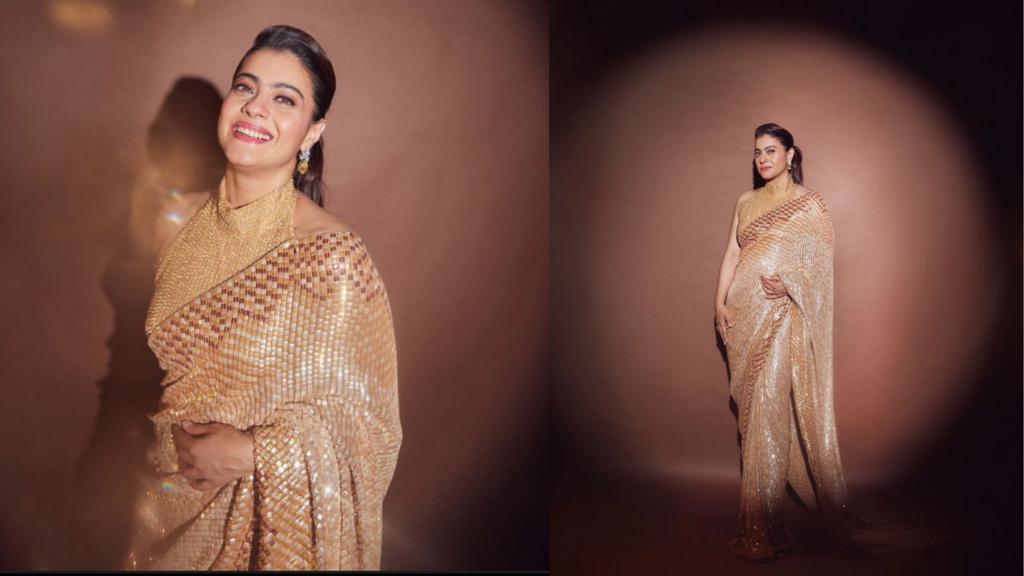 Kajol shimmers in gold in latest pictures!