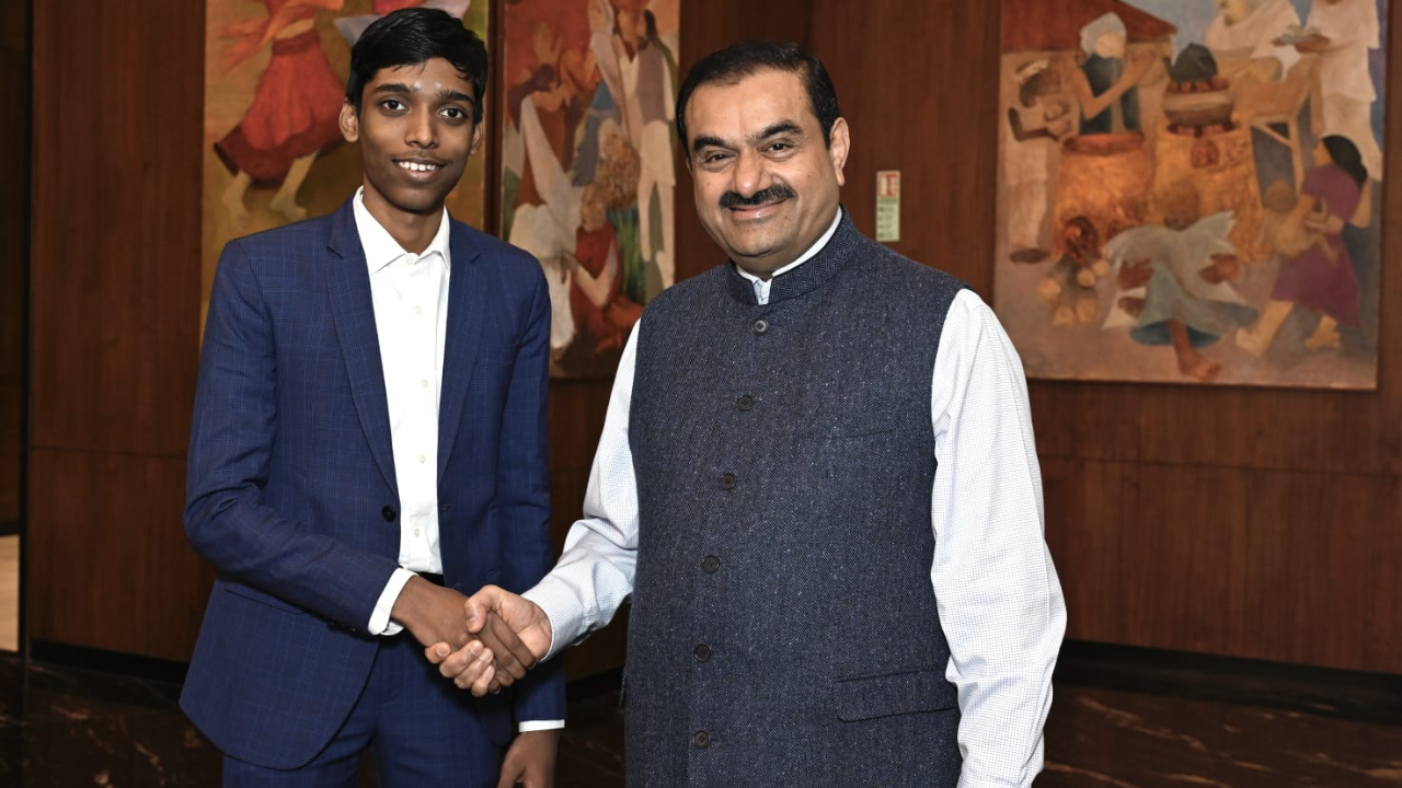 Adani Group Announces Major Support for Chess Prodigy Praggnanandhaa