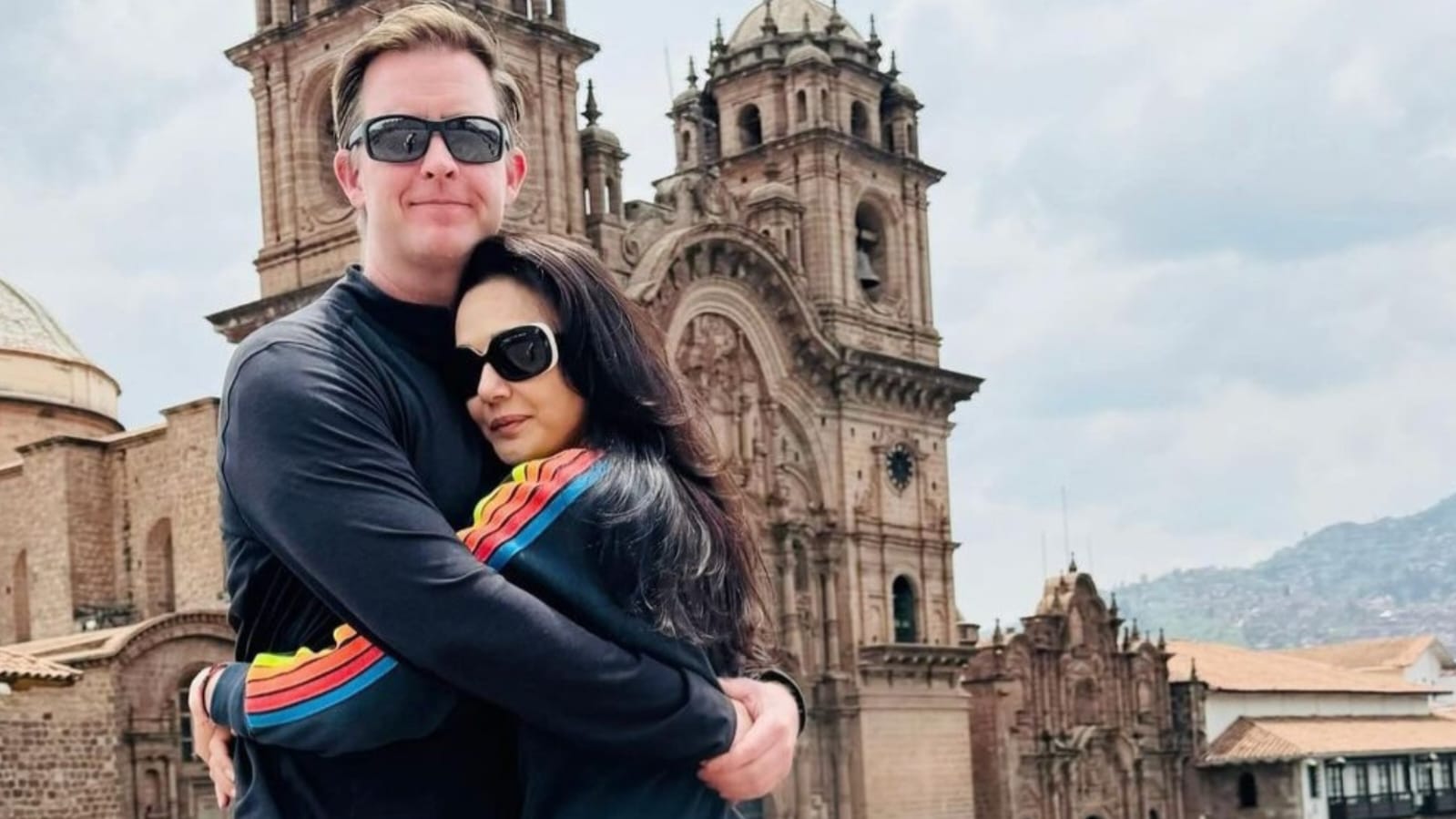 Preity Zinta in “Tourist mode,” shares pic with ‘Pati Parmeshwar’