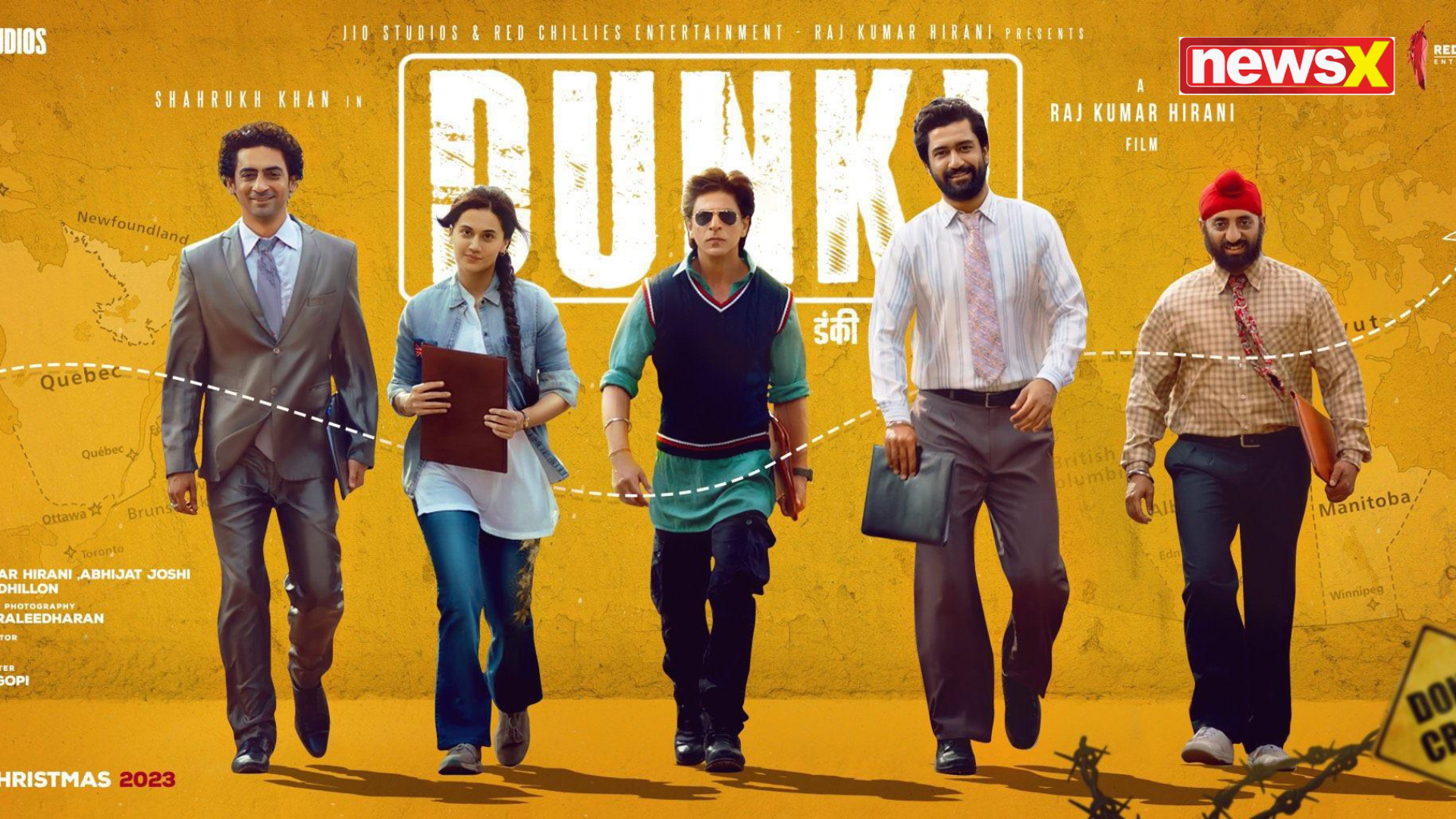 Shah Rukh Khan's new poster from 'Dunki' out. International