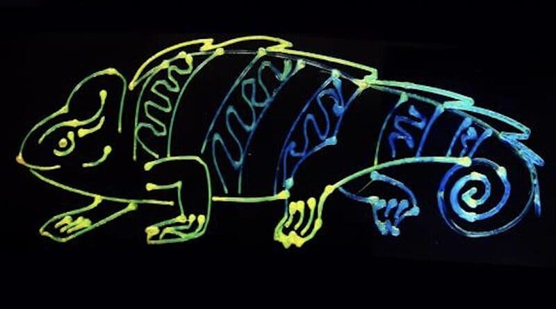 Study indicates that chameleons inspire novel multicolor 3D printing technology