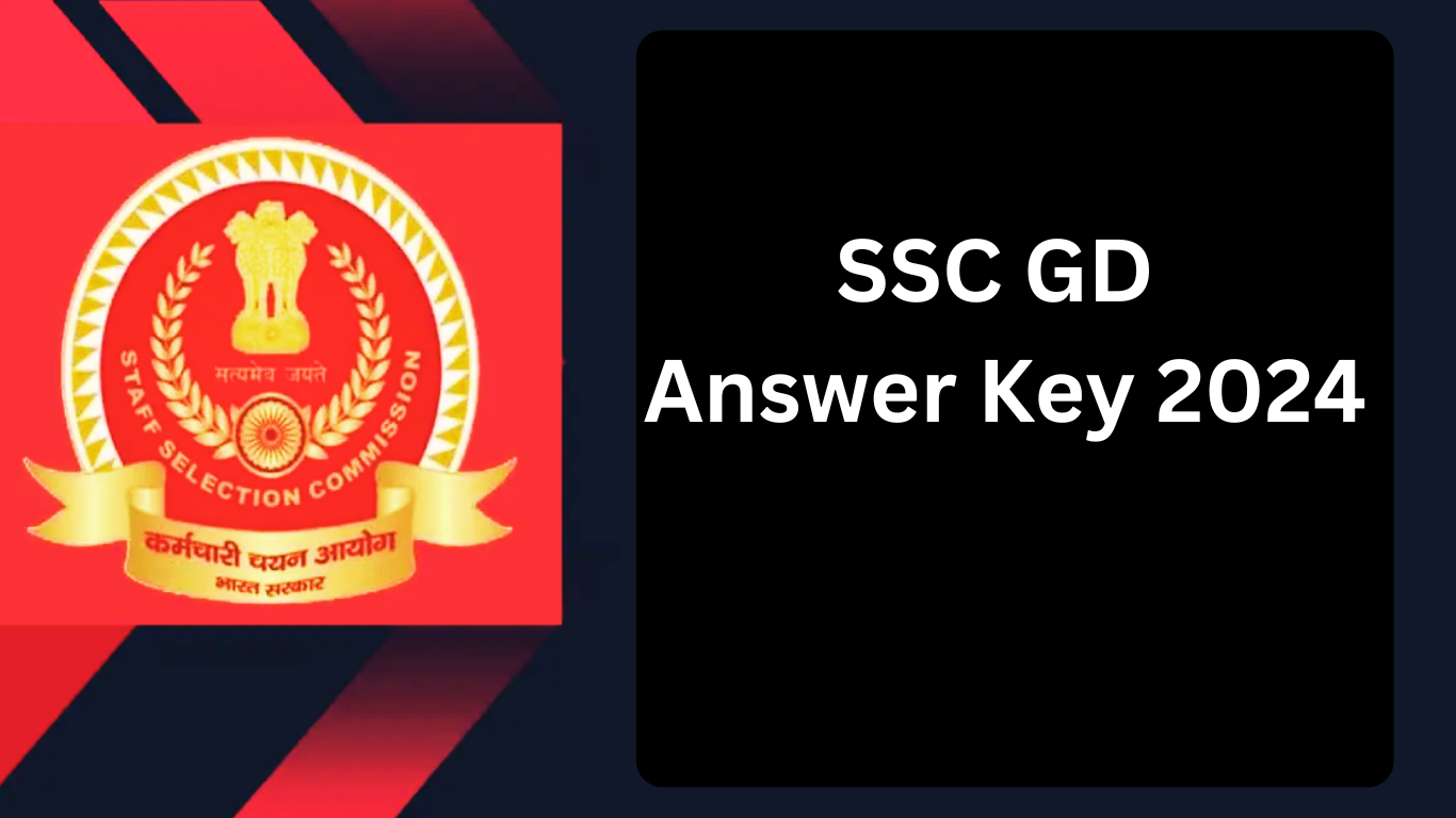 SSC GD Answer Key 2024 Released, Download Response Sheet