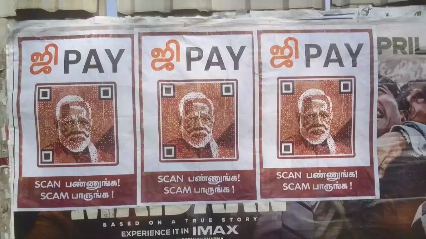 Scan For Scam : DMK Issues ‘Ji Pay’ Mocking BJP In Tamil Nadu