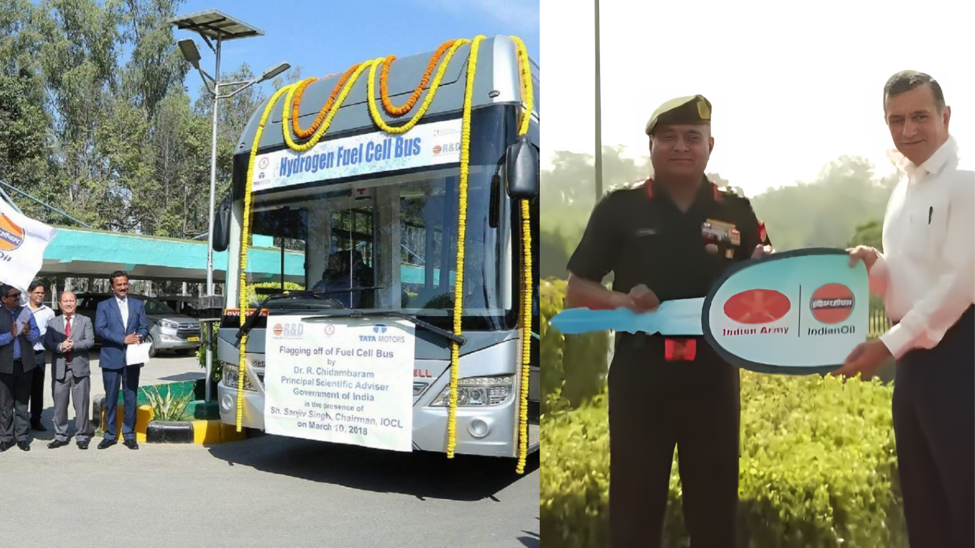 Army Chief General Pande Accepts IOC’s Hydrogen Fuel Cell Bus For Testing