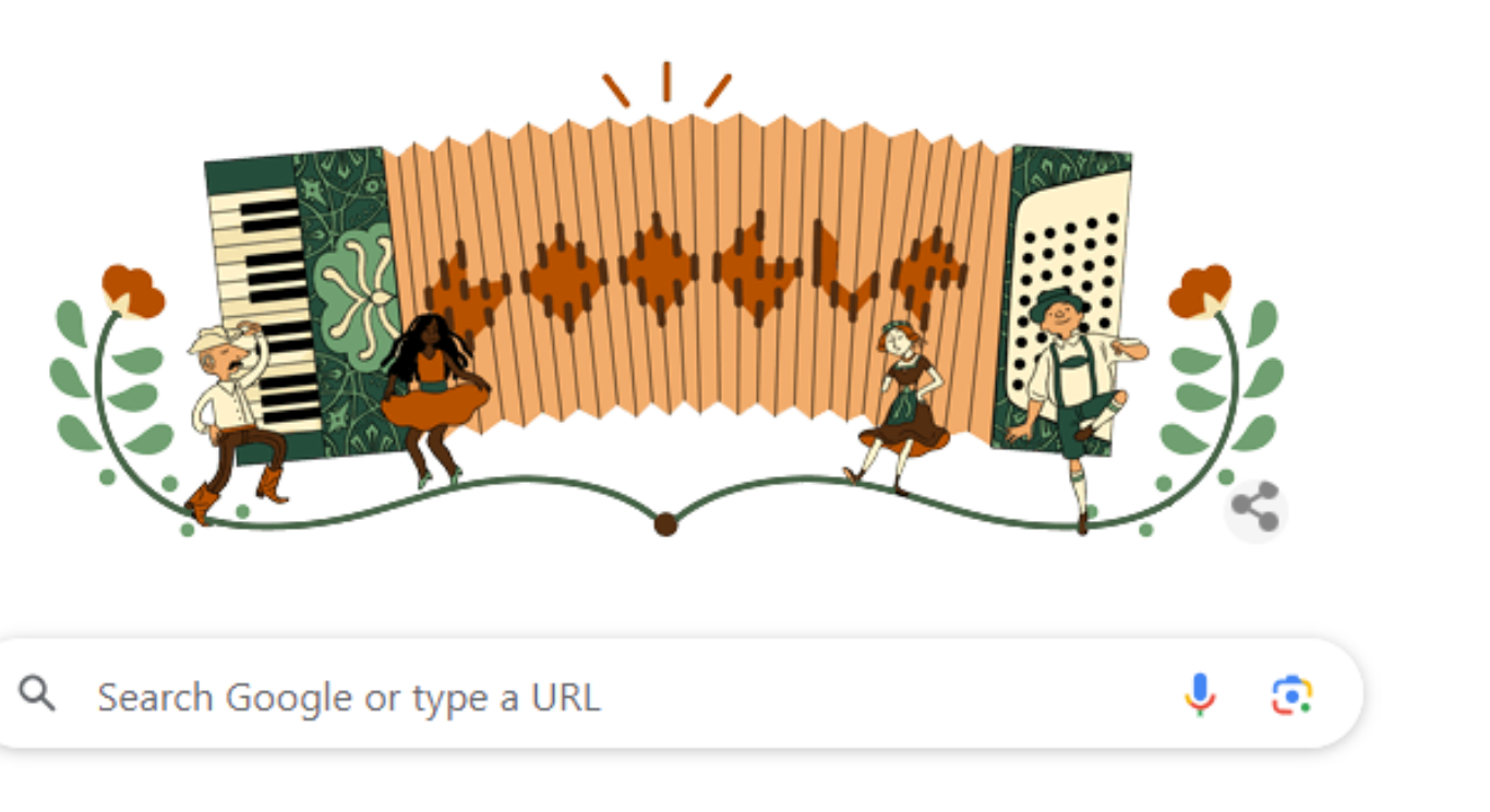 Google Doodle Today: Celebrating the Accordion’s Anniversary