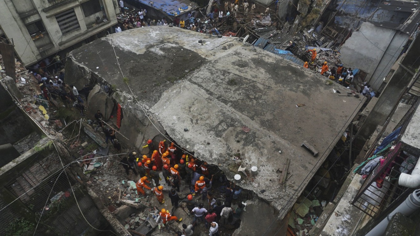 Building Slab Collapse In Mumbai Claims Two Lives, Raises Concerns Over Building Safety