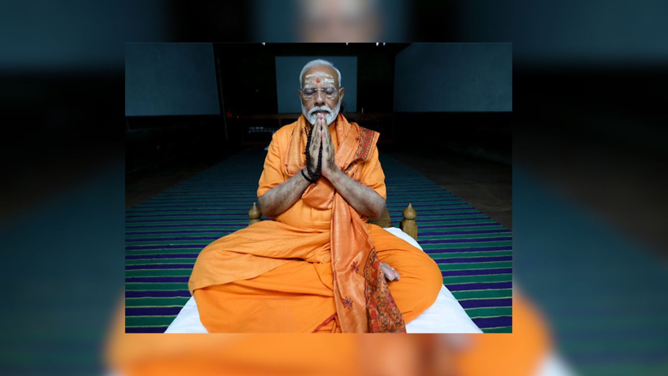 PM Modi Begins 48-Hour Meditation at Vivekananda Rock Memorial
