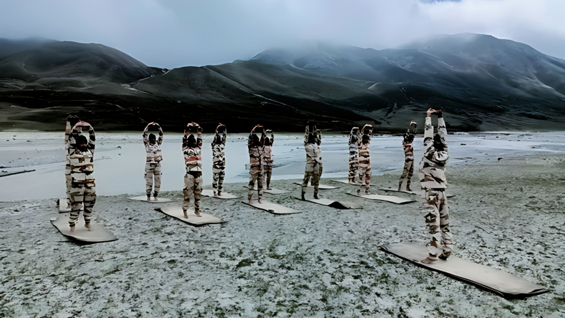 International Yoga Day: Indian Army Officers in Action – Photo Highlights