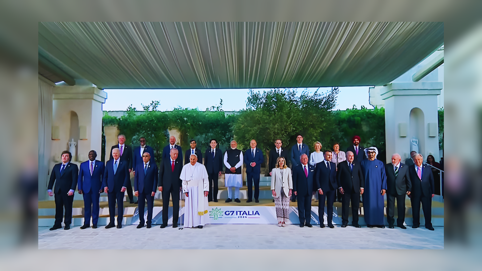 G7 Summit: World Leaders Gather For ‘Outreach Nation’ Session Family Photo