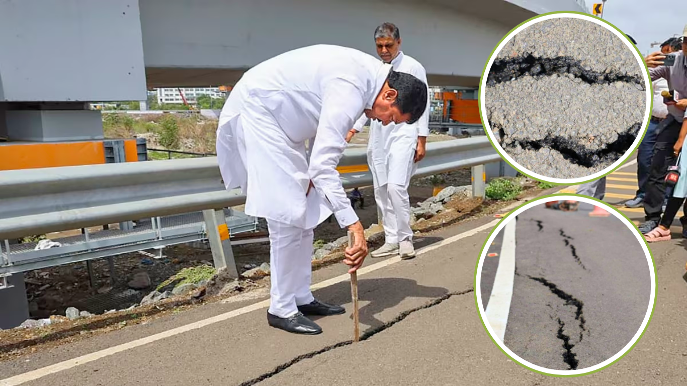 Has India’s Longest Sea Bridge Atal Setu Developed Cracks Within Six Months Of Inauguration? Mumbai Congress Chief Accuses BJP Of Corruption