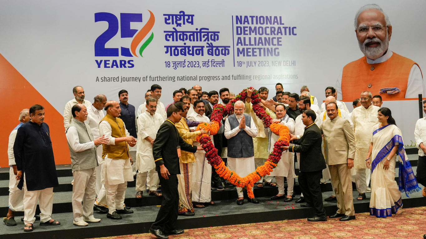 Lok Sabha Elections 2024 | NDA Alliance meet Highlights, leaders applauds PM Modi’s Leadership
