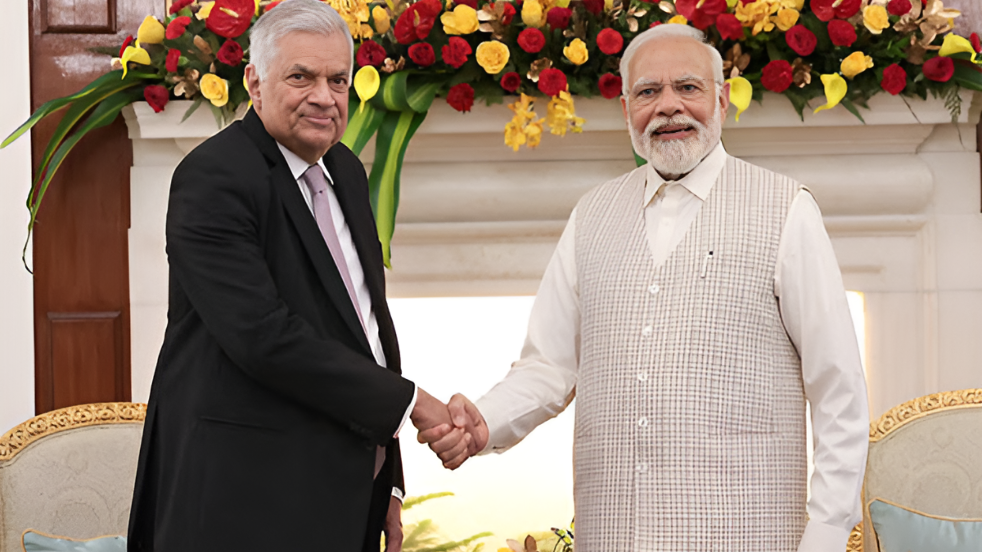 PM Modi Invites Sri Lankan President Wickremesinghe To Oath-Taking Ceremony