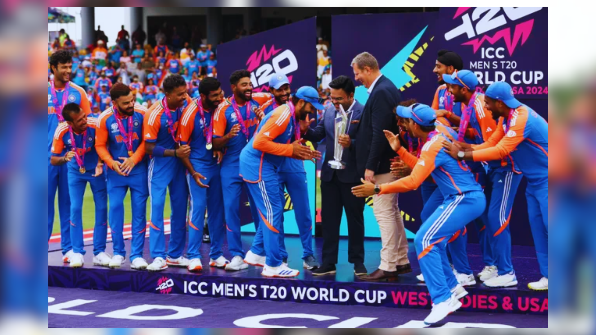 T20 World Cup 2024: Rohit Sharma Takes Away The Trophy Lionel Messi Style- Watch It Here