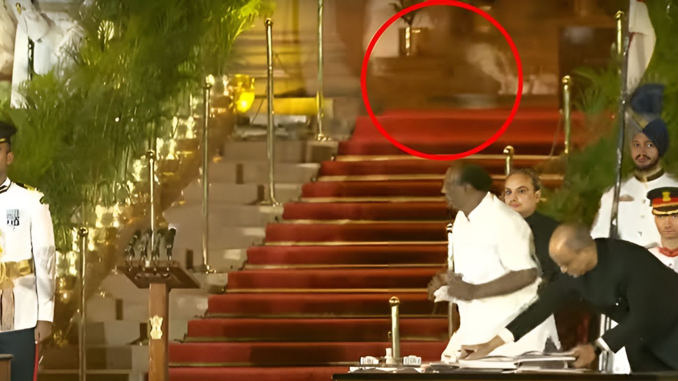 Leopard Spotted In Rashtrapati Bhavan Amid Oath-Taking Ceremony, Video Goes Viral