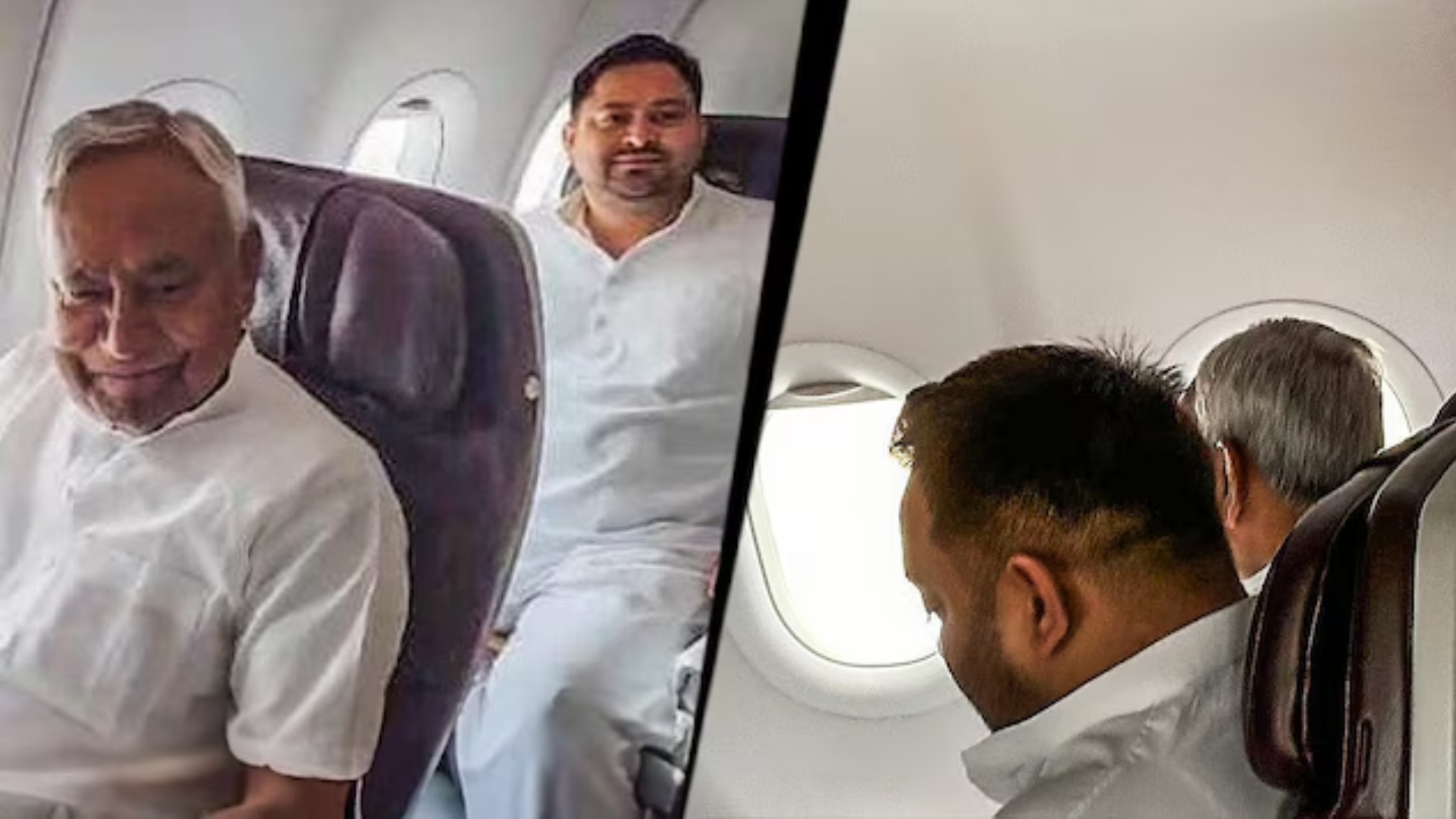 Tejaswi Yadav Urges People To ‘Wait And Watch’ After Sharing Seat With Nitish Kumar In Flight