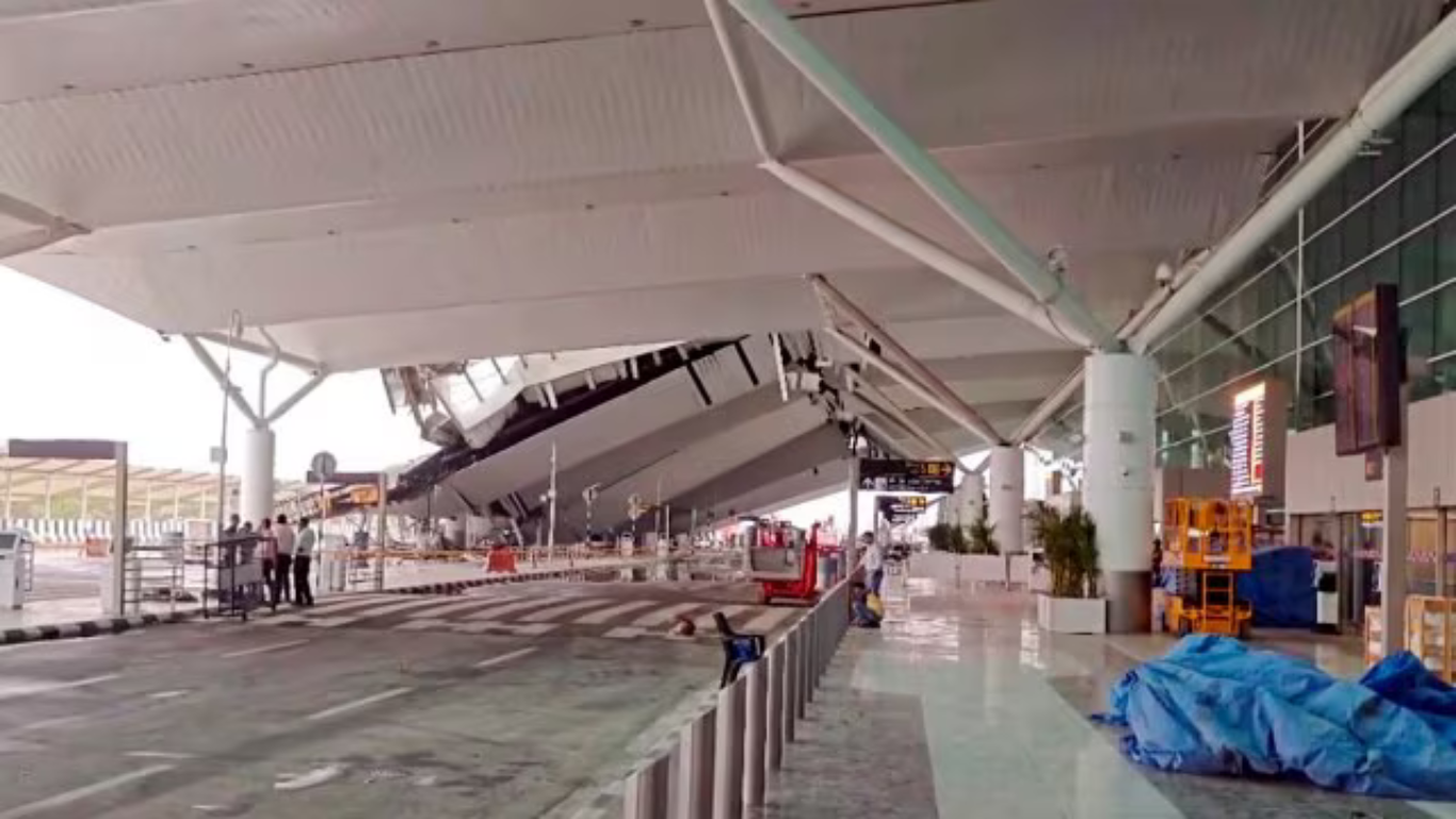 Opposition Accuses PM Modi of ‘Corruption’ & ‘Negligence’ on Delhi Airport Roof Collapse