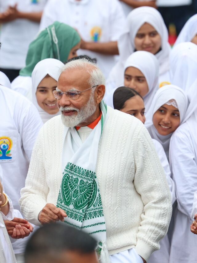 PM MODI YOGA DAY CELEBRATIONS  IN SRINAGAR