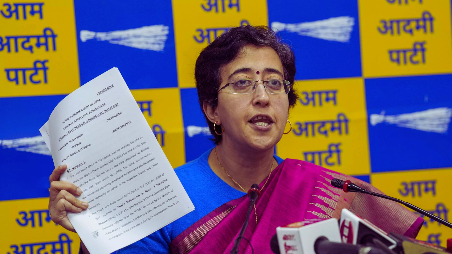 Delhi Water Crisis Update: Atishi Writes to PM to Intervene in Mitigating Water Issue With Haryana Government