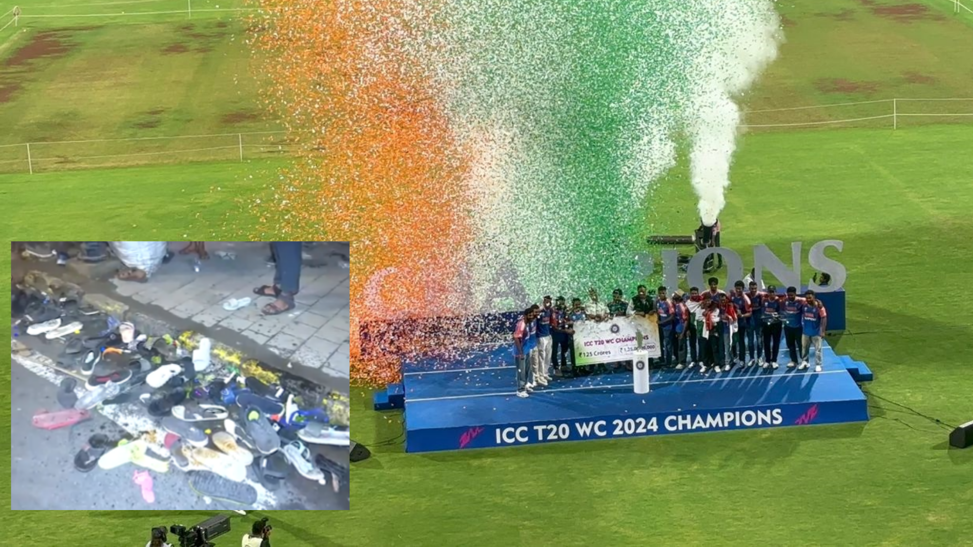 Aftereffects Of Team India’s Massive Victory Parade: Shoes Scattered, Damaged Cars, Several Injured