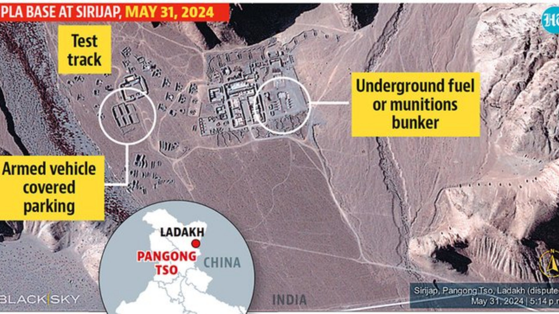 Indian Authorities Caught Off-Gaurd: Satellite Images Show China Digging Underground Bunkers