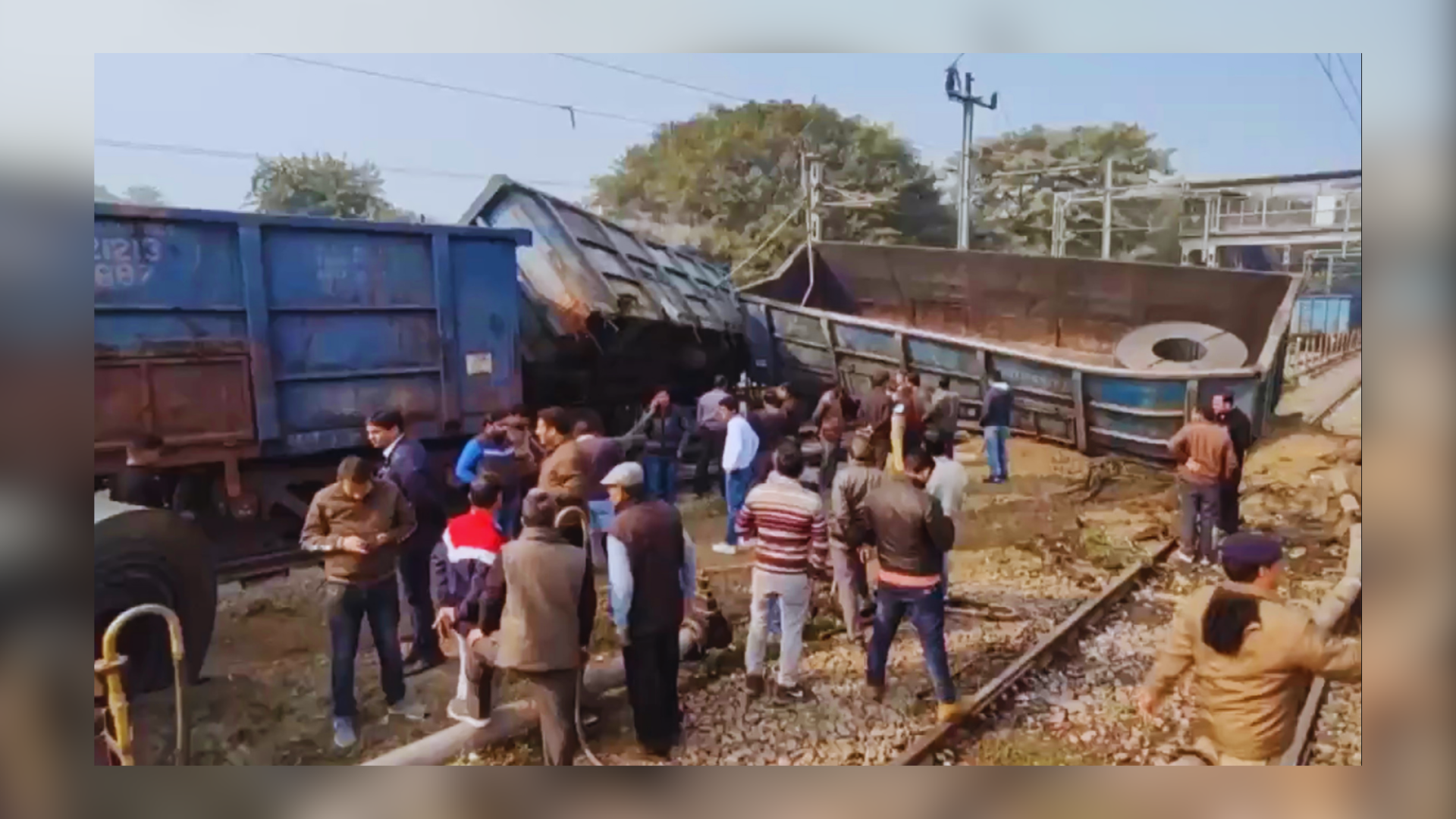 Amroha Goods Train Derailment Sparks Traffic Chaos, Alternate Route Cleared