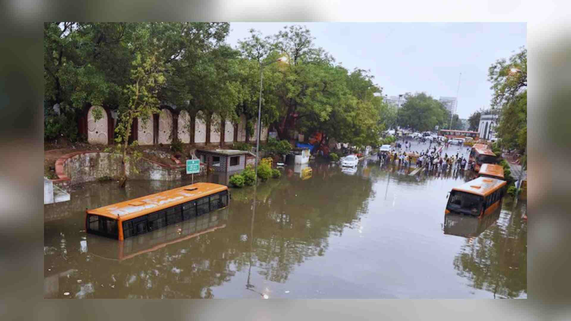 Delhi-NCR Deluged: Heavy Rainfall Causes Traffic Disruptions And Flight Diversions