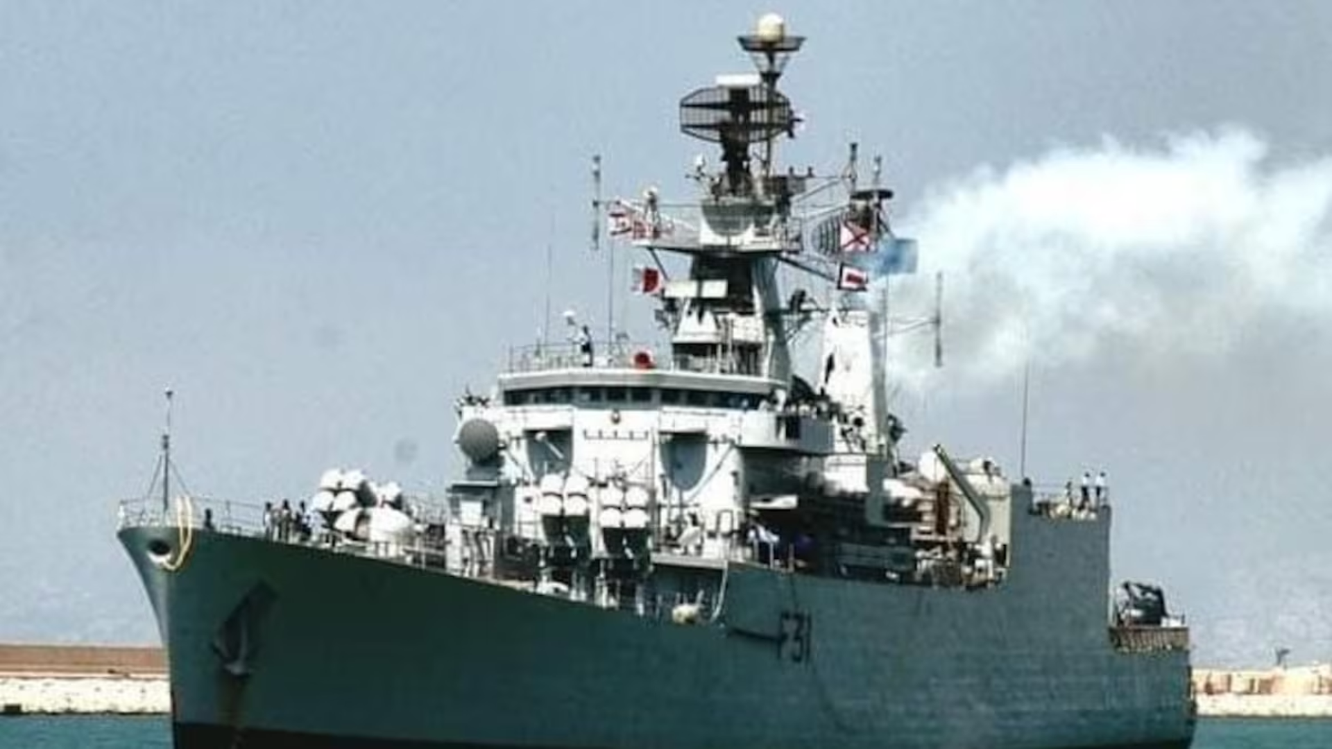 INS Brahmaputra Catches Fire, Junior Sailor Dies, Search Operation Underway