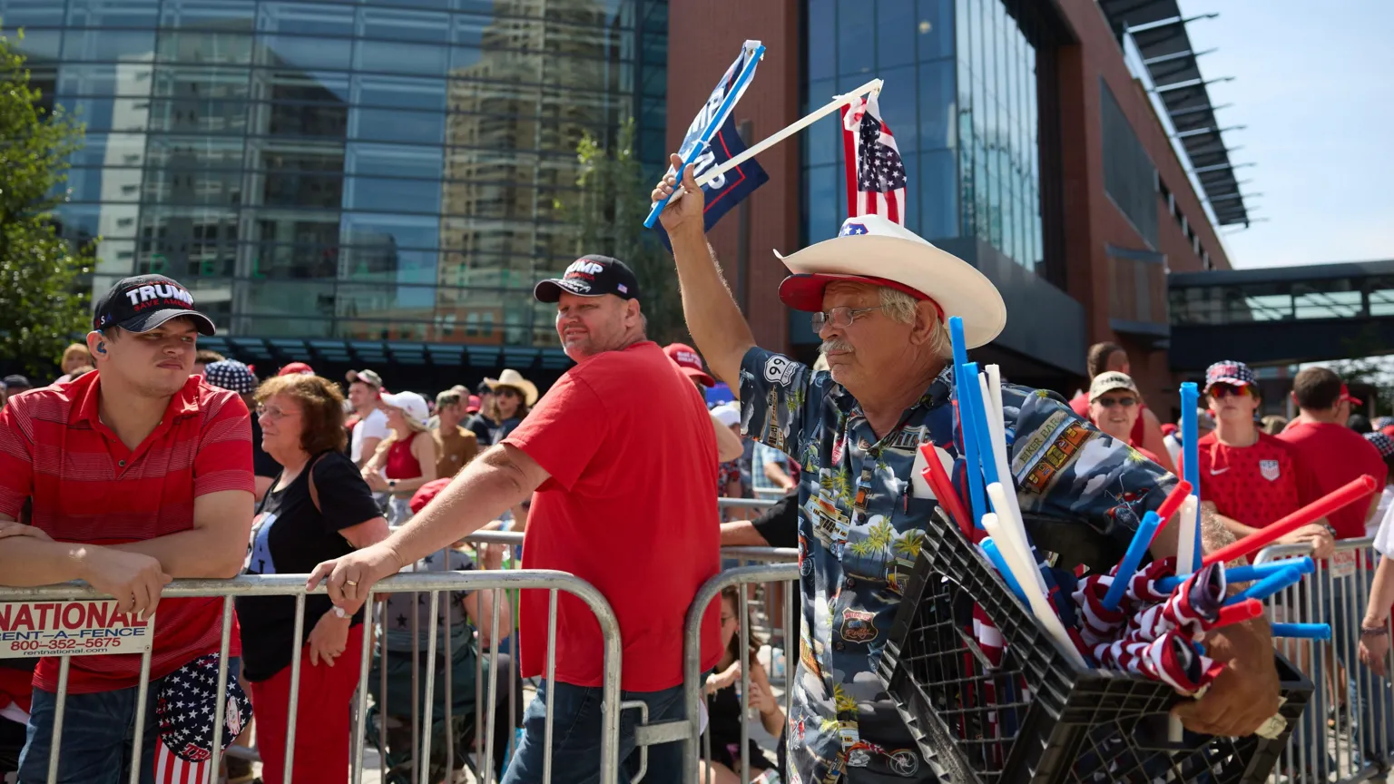 Thousands Attend Trump’s First Rally Since Shooting Incident