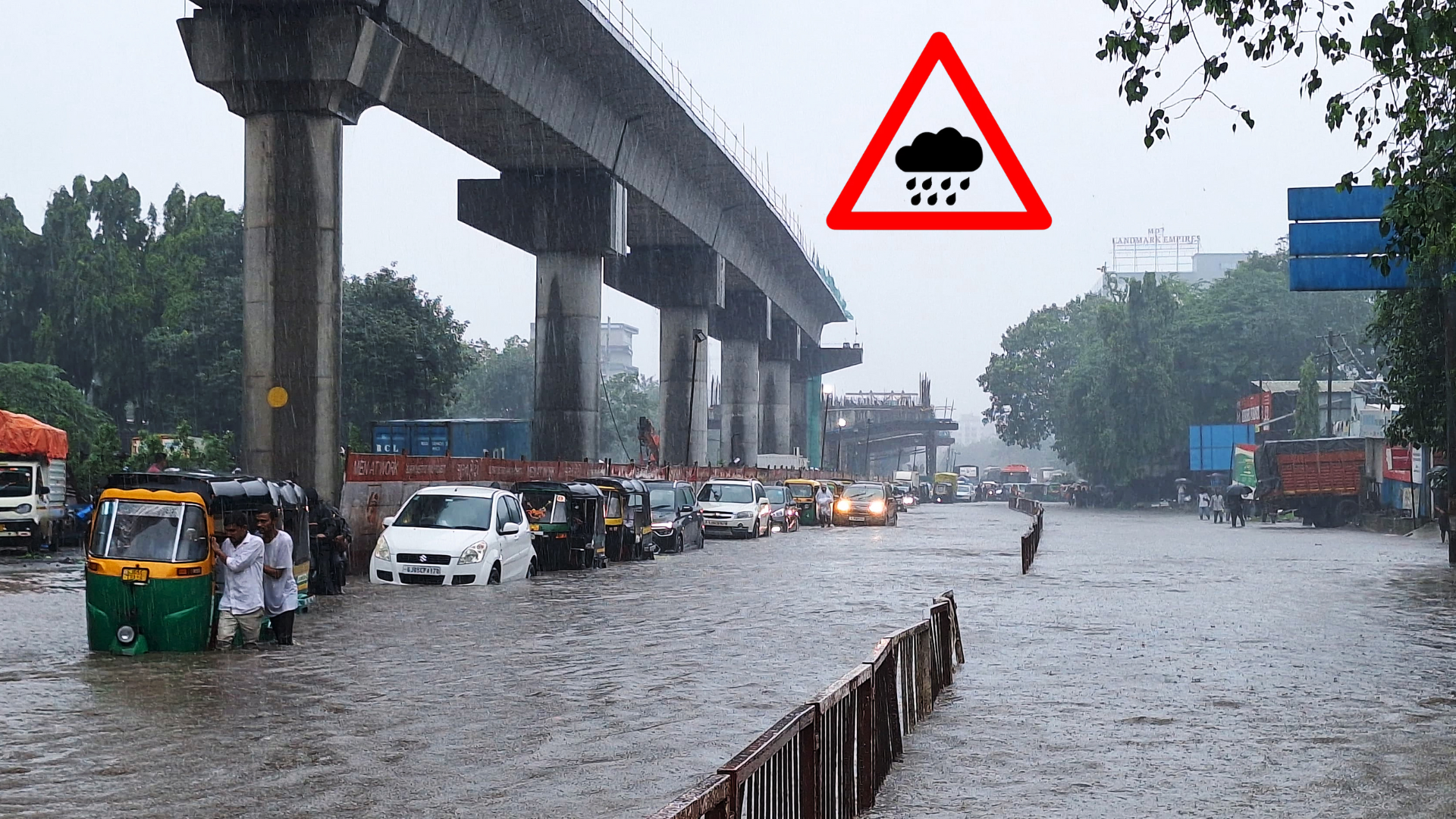 Mumbai Rain: IMD Issues ‘Red Alert’ For Heavy Showers; Trains And Flights Cancelled, Roads Blocked