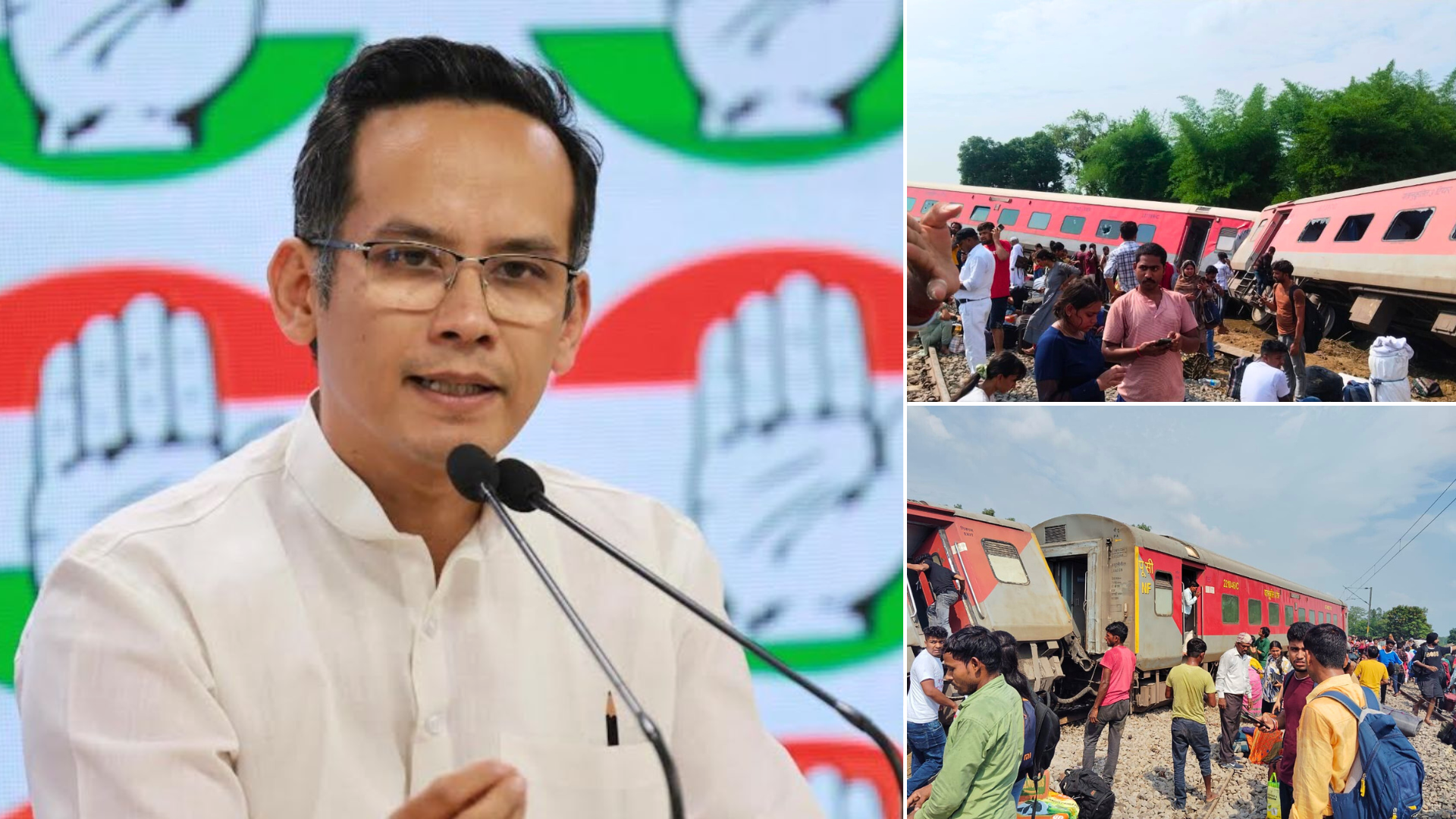 Congress MP Gaurav Gogoi Files Adjournment Notice in Lok Sabha to Address ‘Recent Series of Train Accidents’