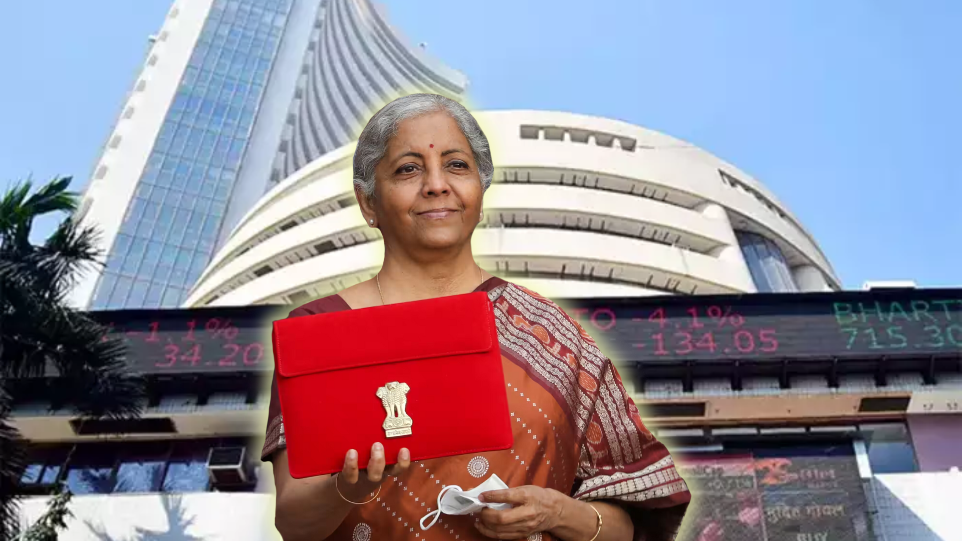 Investors Anticipate Finance Minister Nirmala Sitharaman’s 7th Union Budget Amid Market Fluctuations