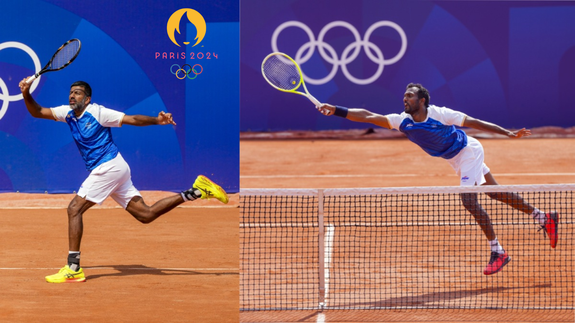 Paris Olympics 2024: Indian Team Bopanna-Balaji Fall in First Round of Men’s Doubles Tennis