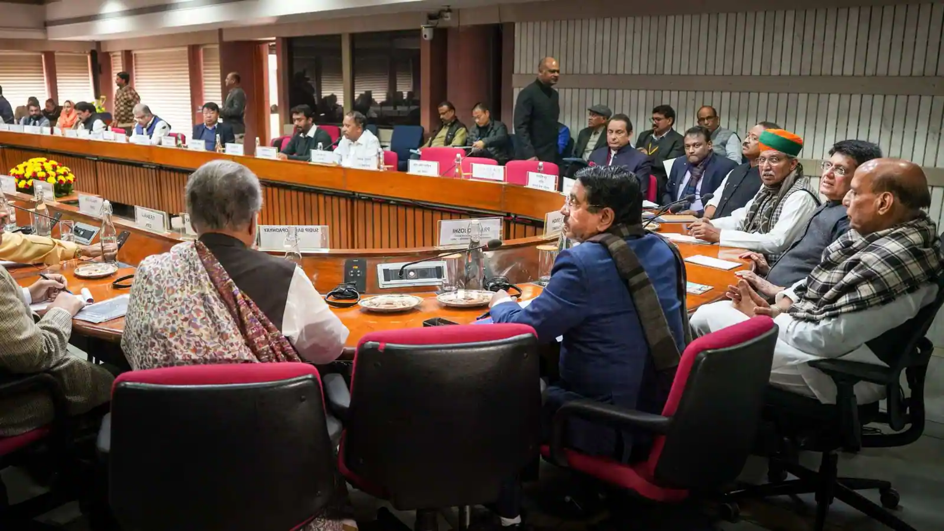 Parliamentary Affairs Minister Kiren Rijiju Hosts All-Party Meeting Ahead of Union Budget 2024