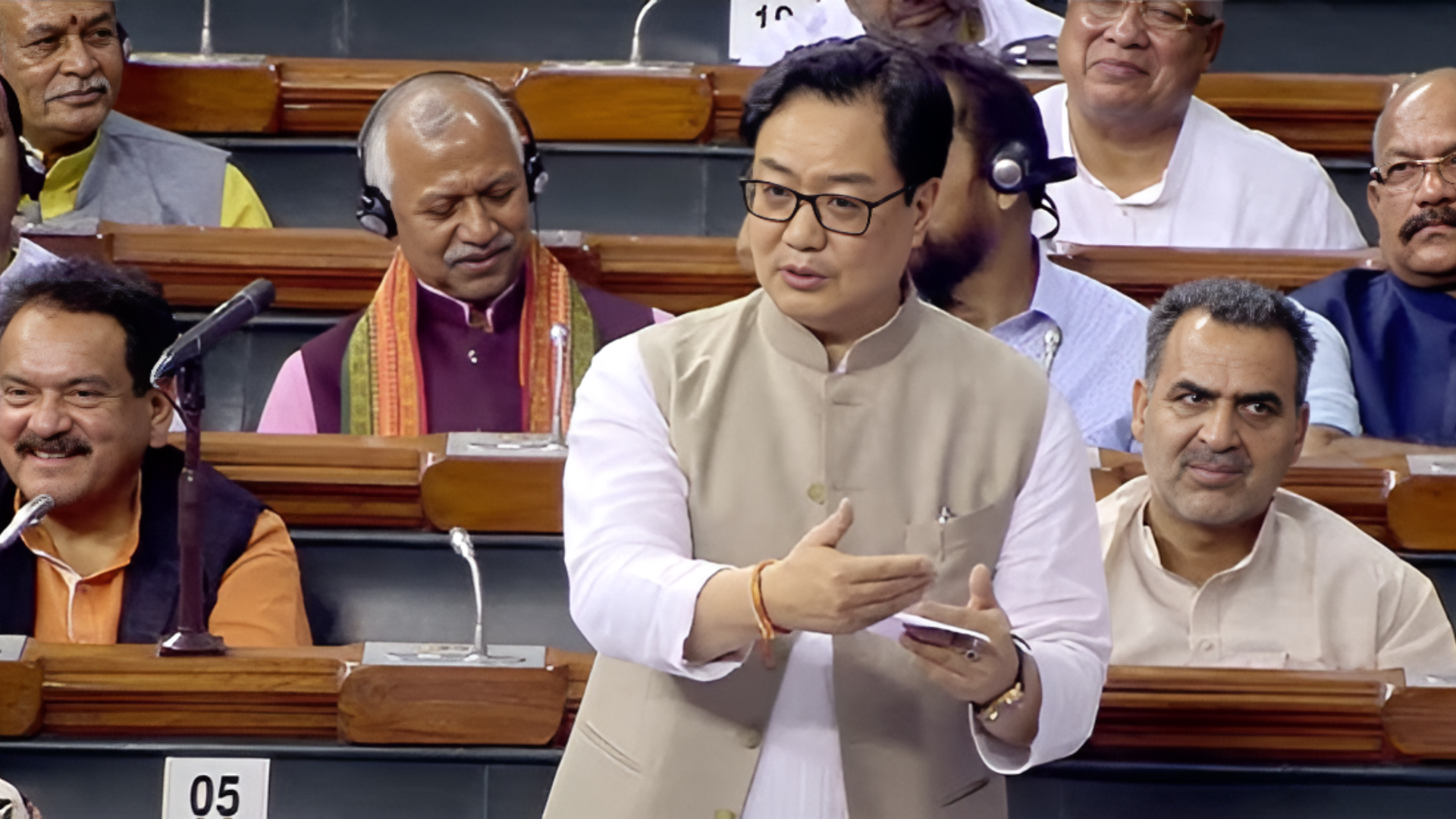 “Insulting the Mandate of the People”, Union Minister Kiren Rijiju Blasts Opposition for Politicizing Budget