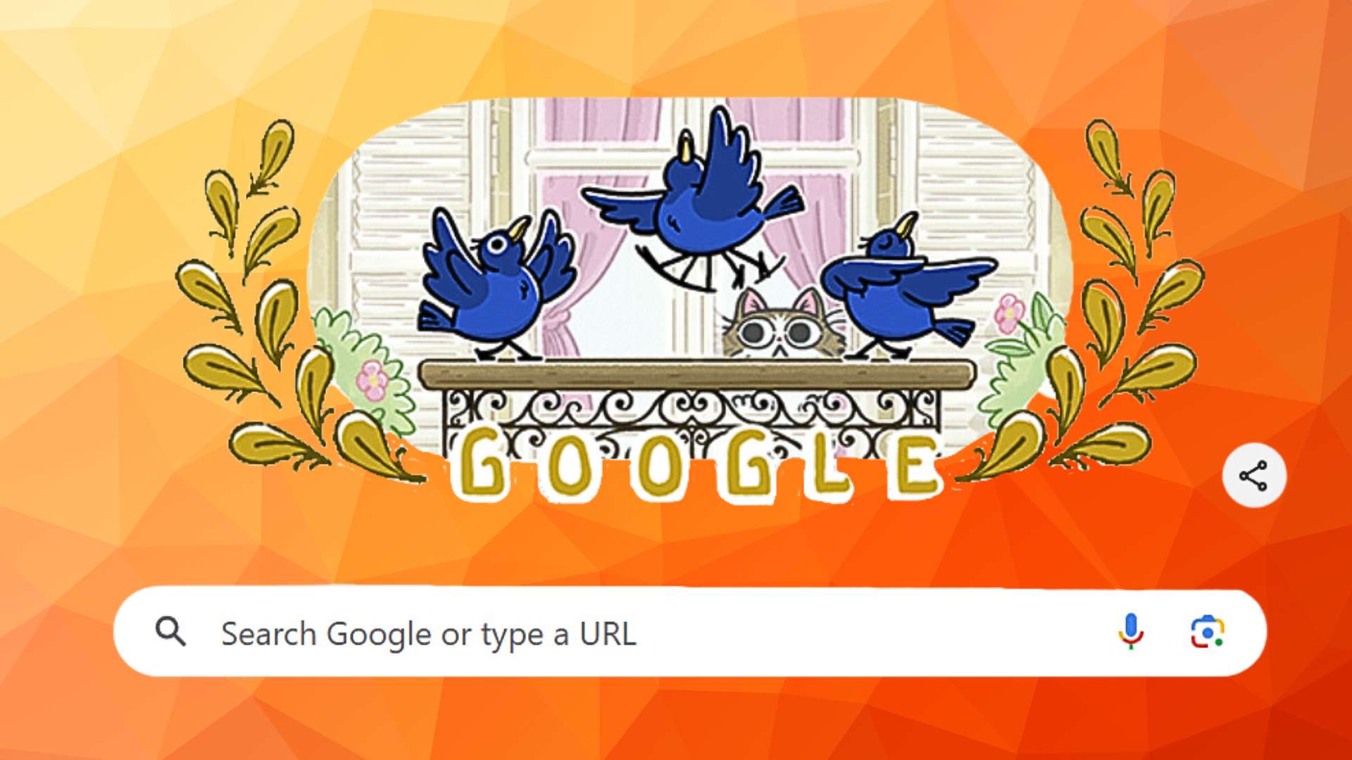 Google Doodle Today: Bird Performs Gymnastics in Tribute to Paris Olympics 2024