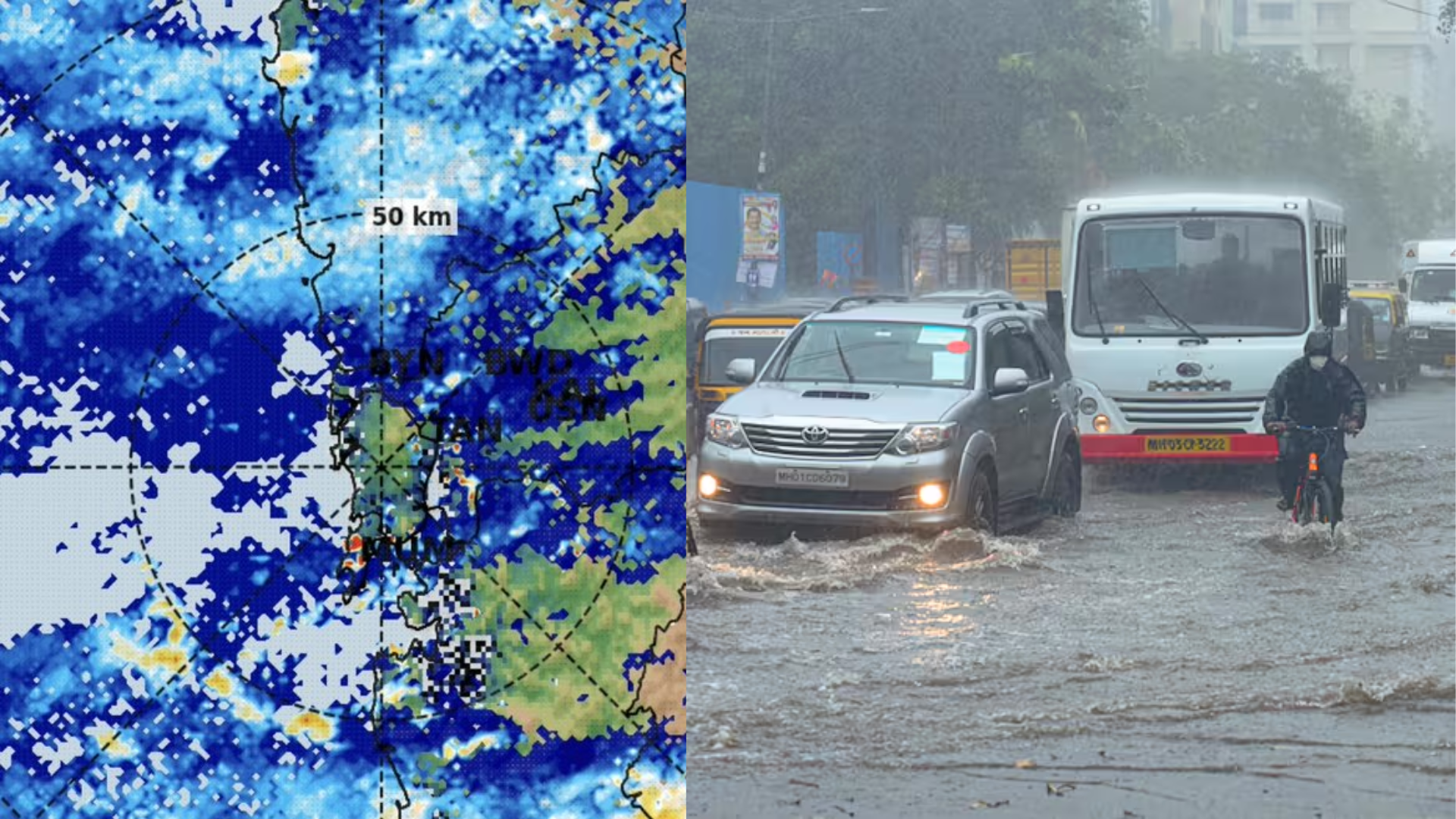 IMD Issues Orange Alert for Mumbai: Heavy Rain and High Tides Expected