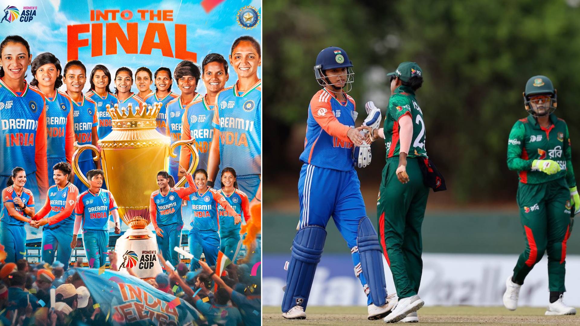 India Secures Spot in Women’s Asia Cup 2024 Final with 10-Wicket Win Over Bangladesh