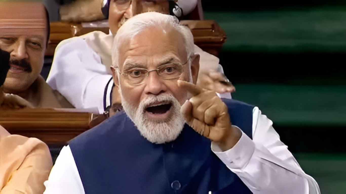 PM Modi Called Rahul Gandhi ‘Childish’ After He Invoked Shiva’s Poster At The Parliament