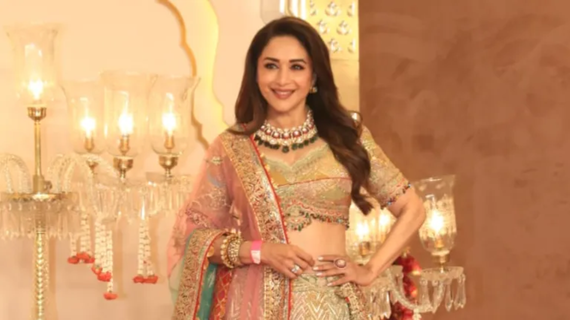 Madhuri Dixit Dazzles with Iconic Dance at Anant Ambani and Radhika Merchant’s Wedding