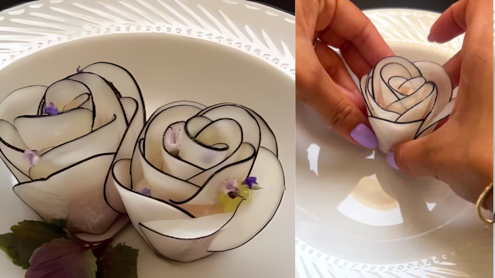 Food Blogger Roni Cohen Creates “Sashimi Flowers,” Video Goes Instagram