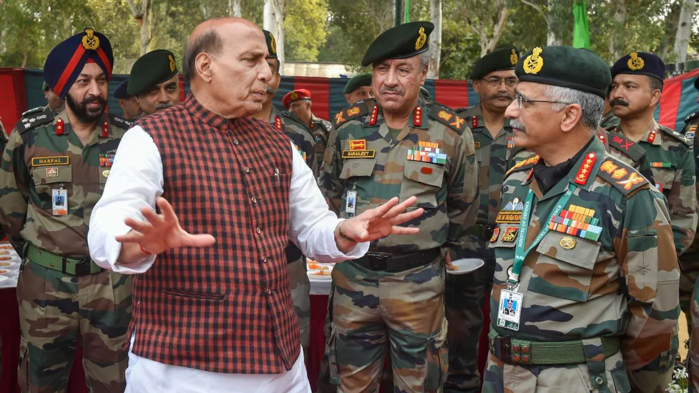 Defence Minister Rajnath Singh Spoke to Army Chief, Summarizes Him About the Ground Situation of Doda