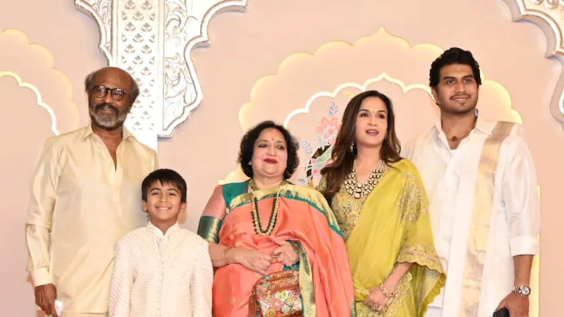 Rajinikanth Arrives With Family At Anant Ambani-Radhika Merchant Wedding