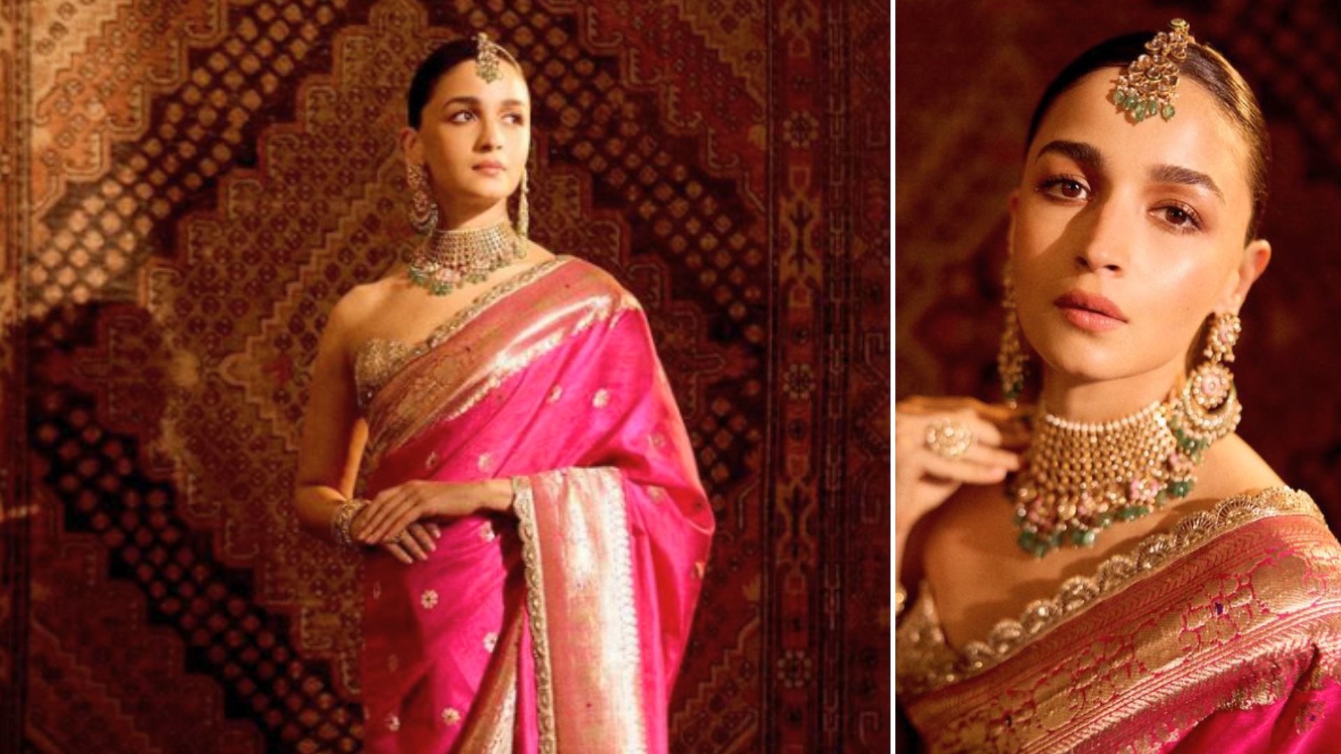 Alia bhatt in manish malhotra saree best sale